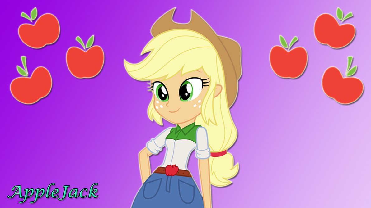 Applejack Wallpaper By Tzortzinaerk D78lbia - Equestria Applejack Imagen De Fondo - HD Wallpaper 