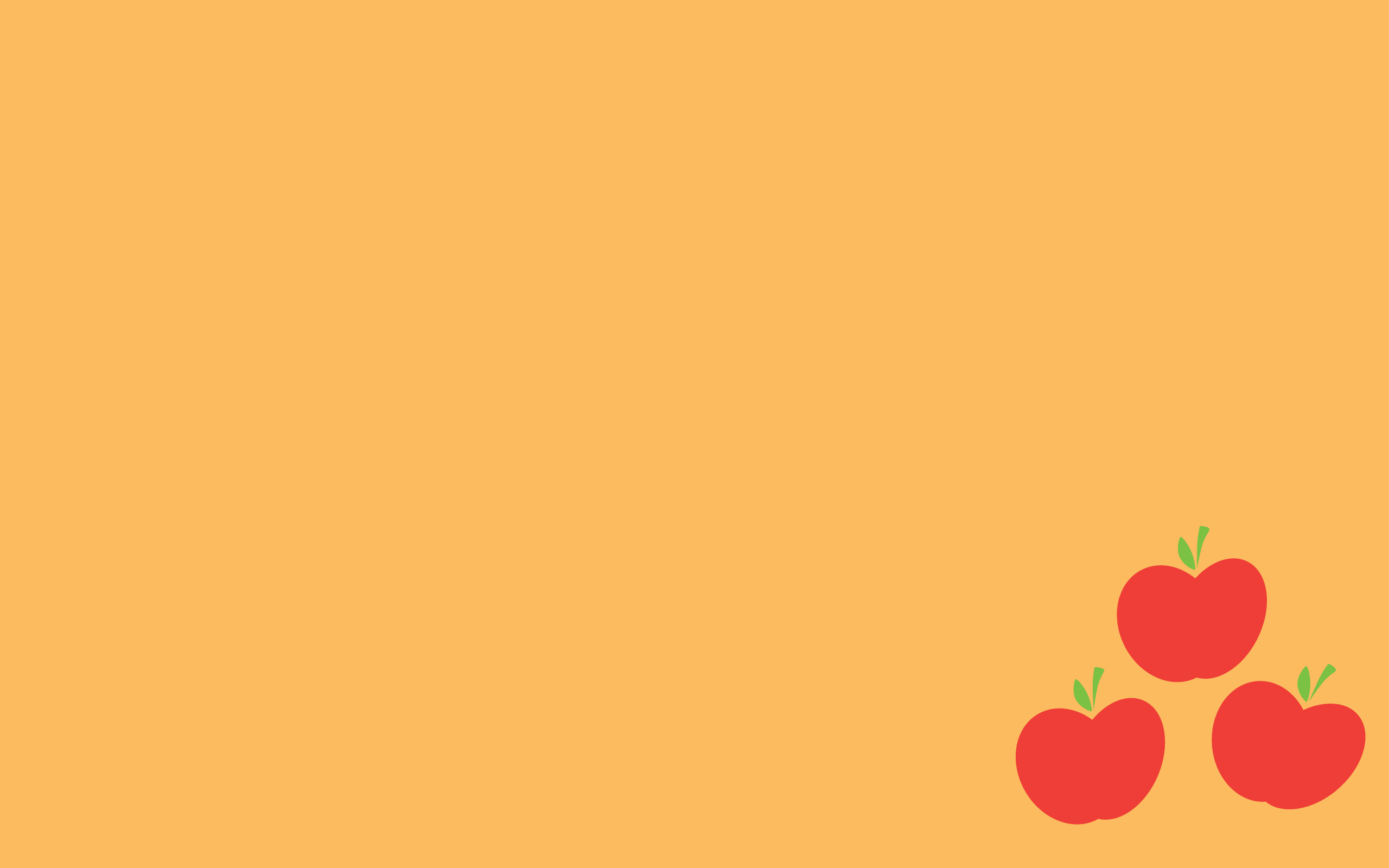 Wallpaper - Simple Applejack - Mcintosh - HD Wallpaper 