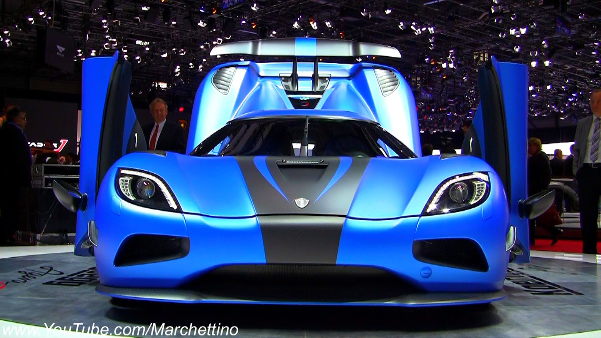 Koenigsegg One 1 Blue - HD Wallpaper 