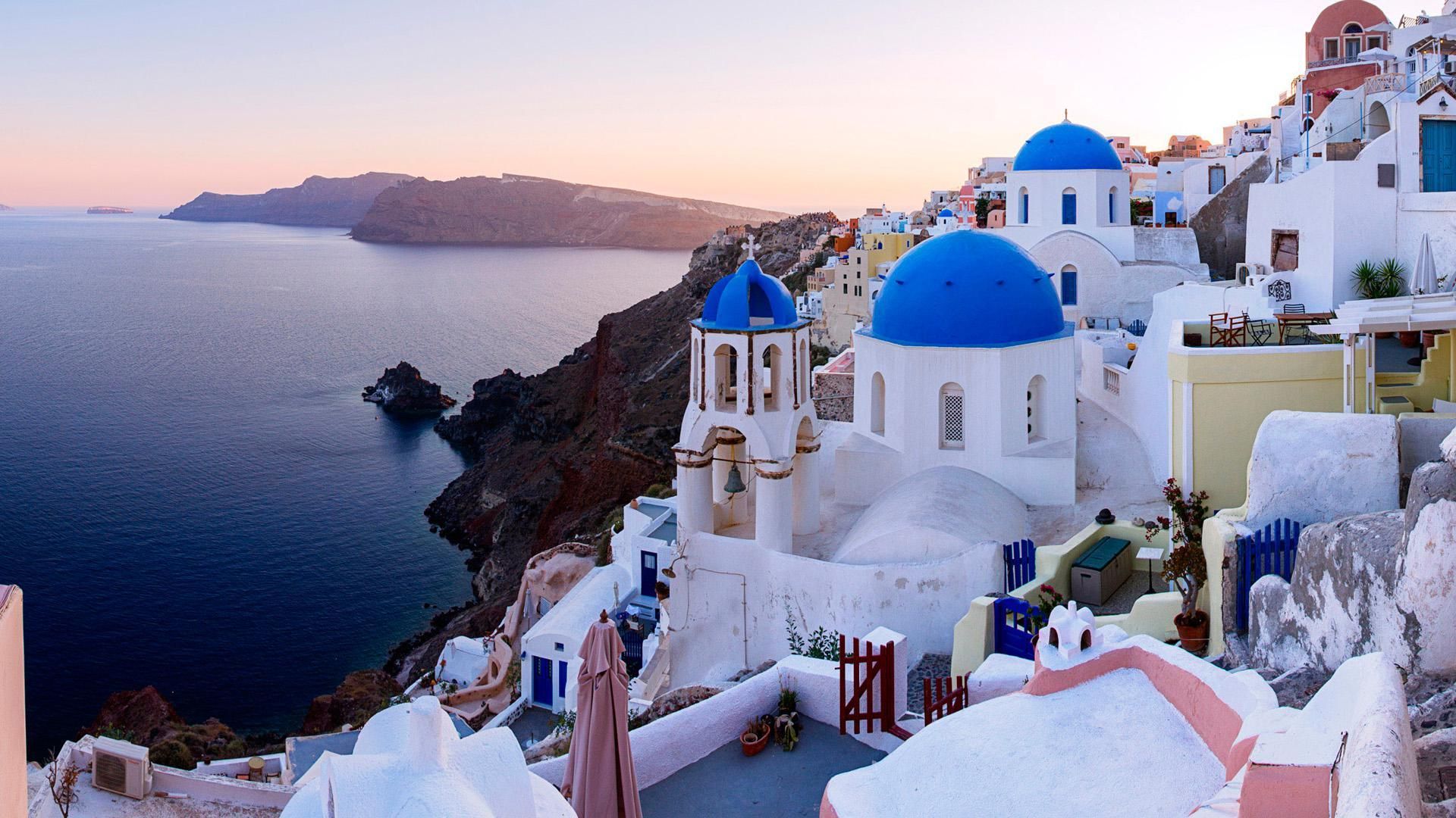 Santorini Greece - HD Wallpaper 
