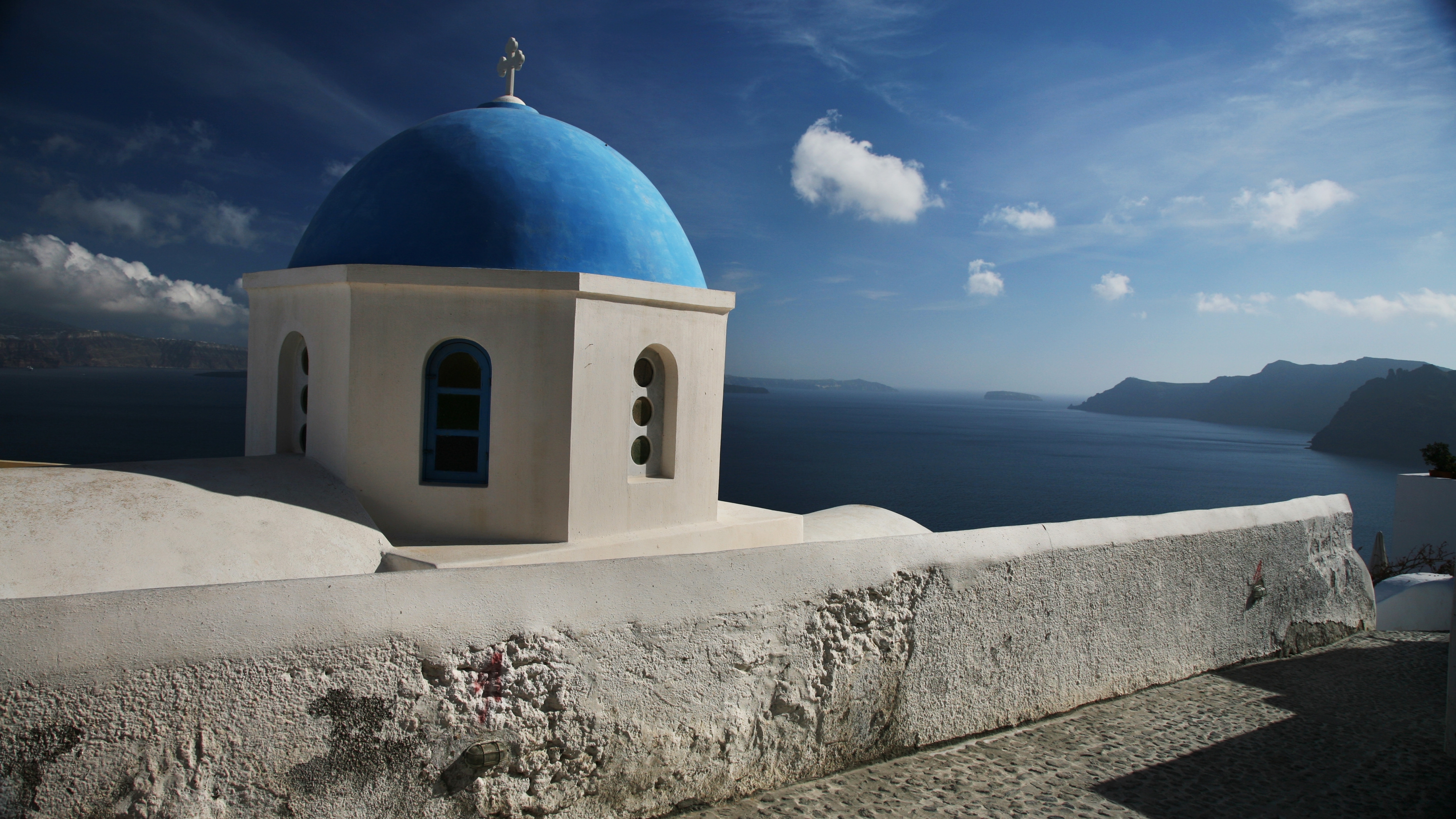 Santorini Greece - HD Wallpaper 