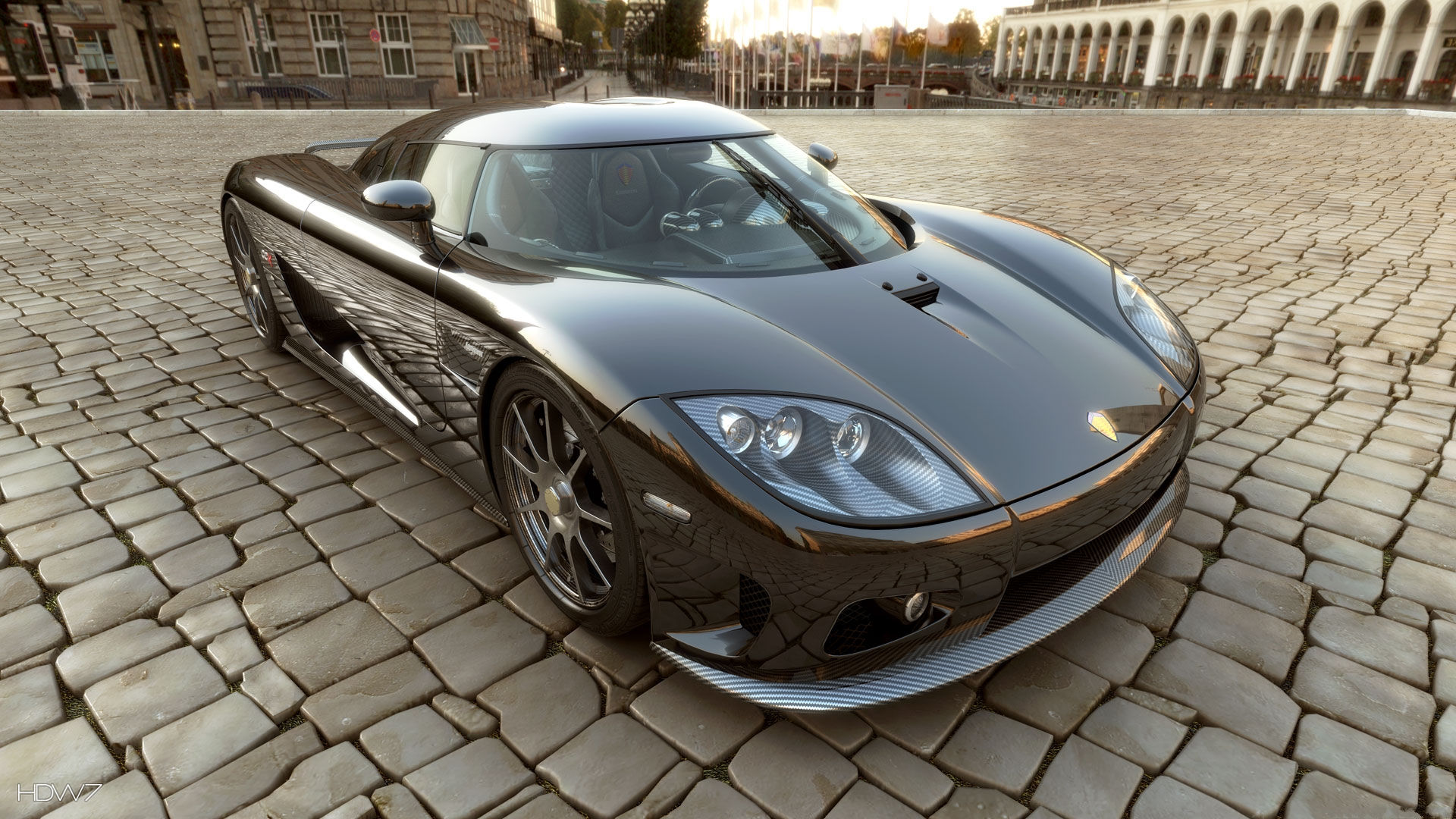 Koenigsegg Ccr Super Sports Car On A Pavement Wallpaper - Koenigsegg Ccx Hd - HD Wallpaper 