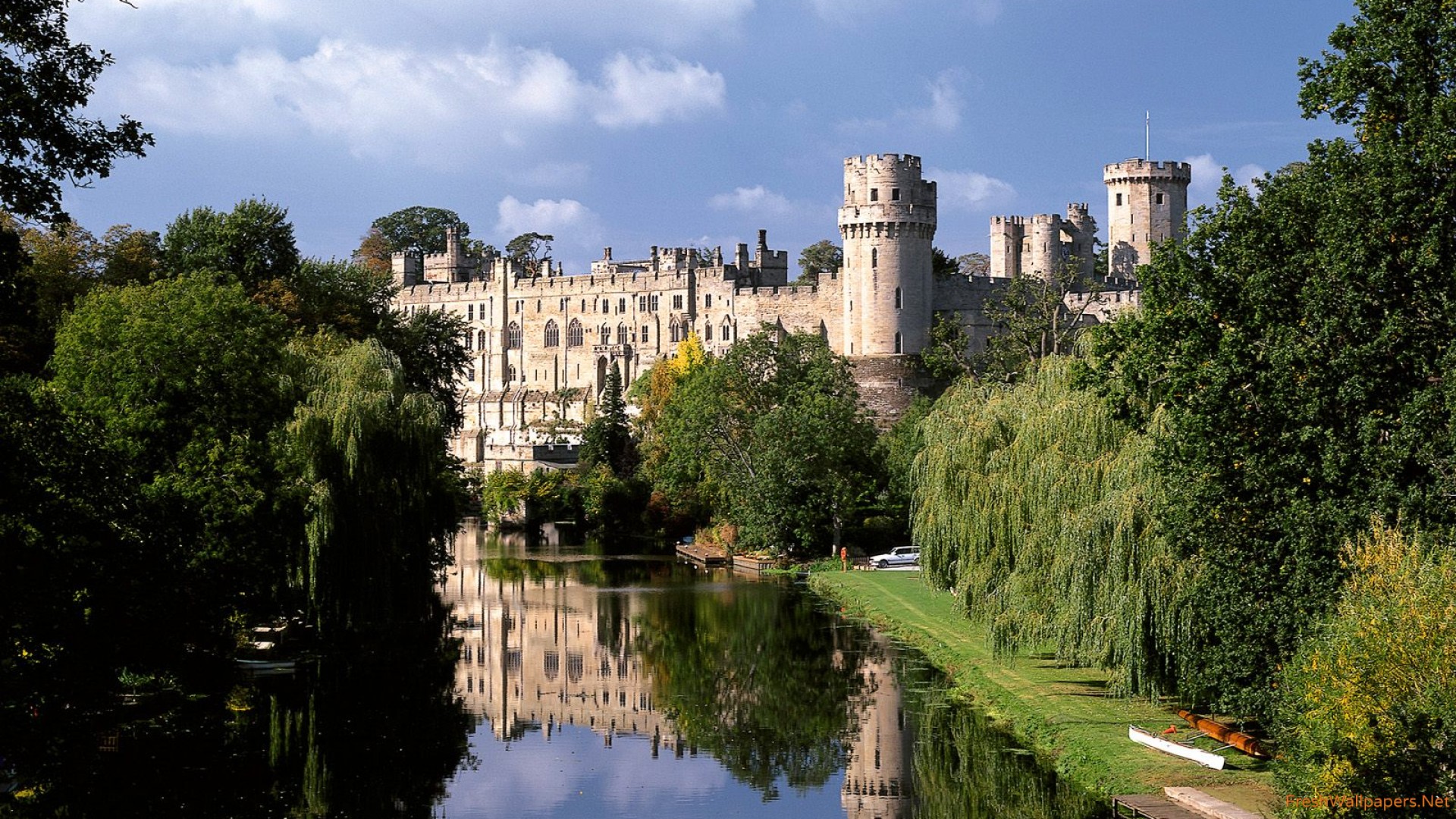 Hd Warwick Castle - HD Wallpaper 
