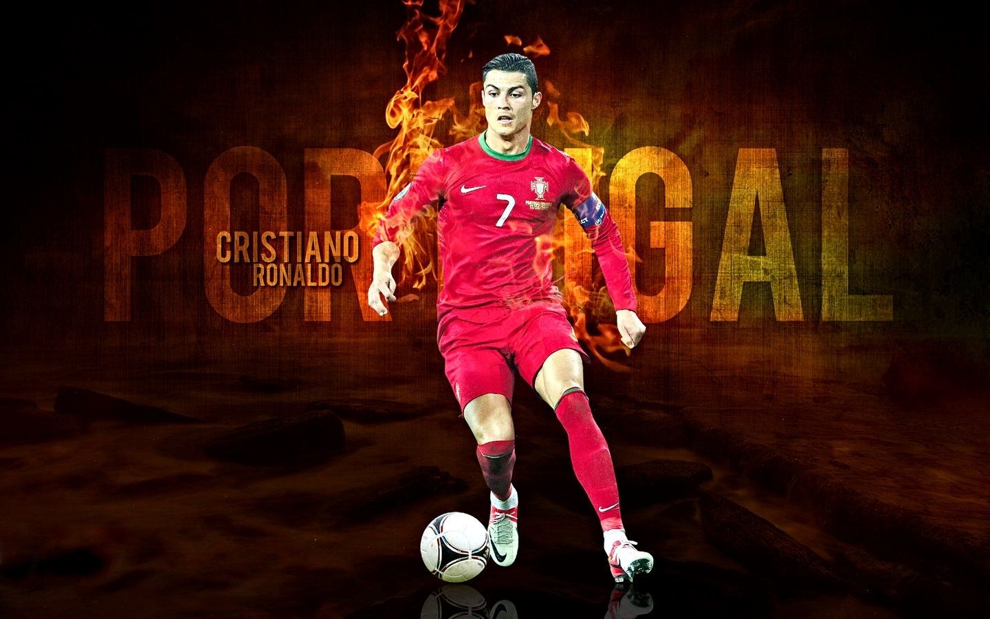 Ronaldo Wallpaper Portugal - Portugal Y Cristiano Ronaldo - HD Wallpaper 