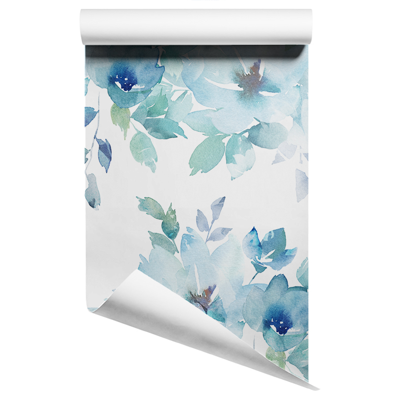 Blue Beauty Wallpaper - Watercolor Painting - HD Wallpaper 