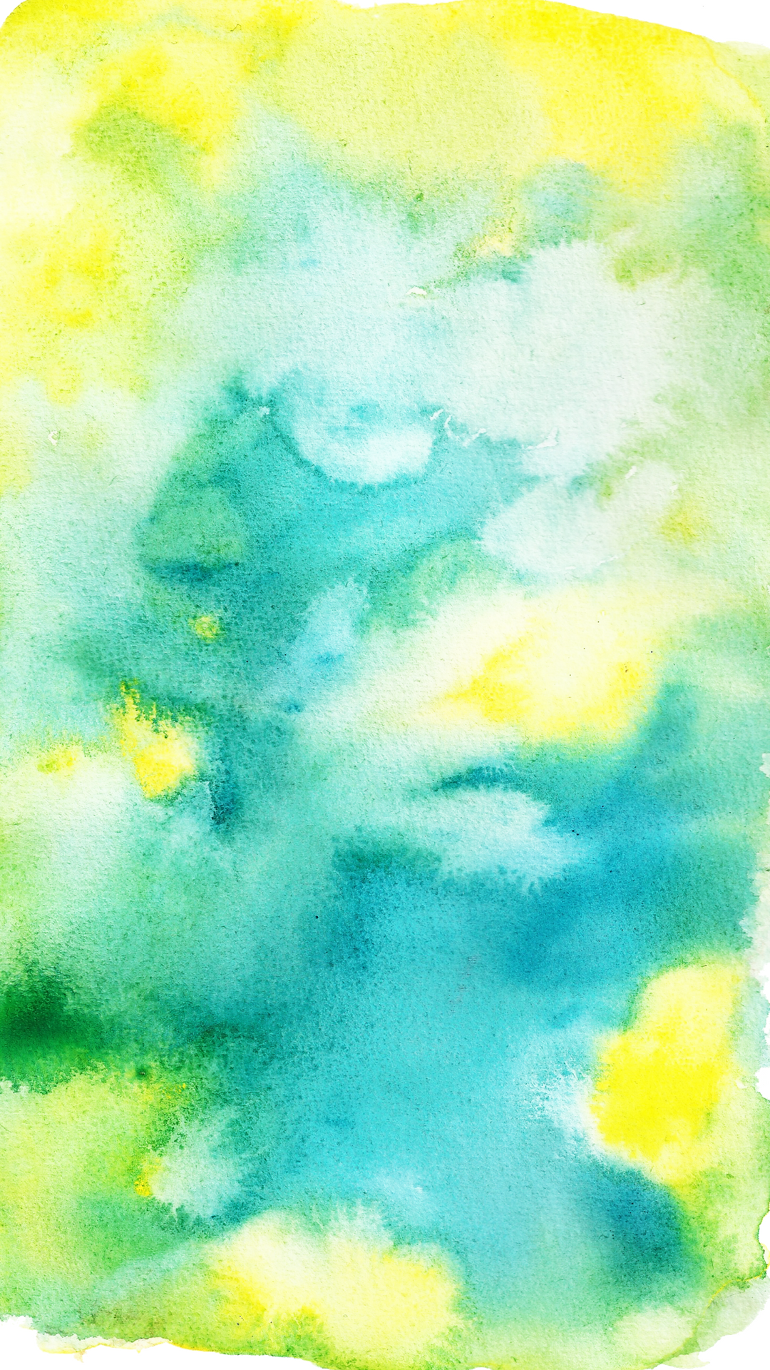 Yellow And Blue Watercolor - HD Wallpaper 