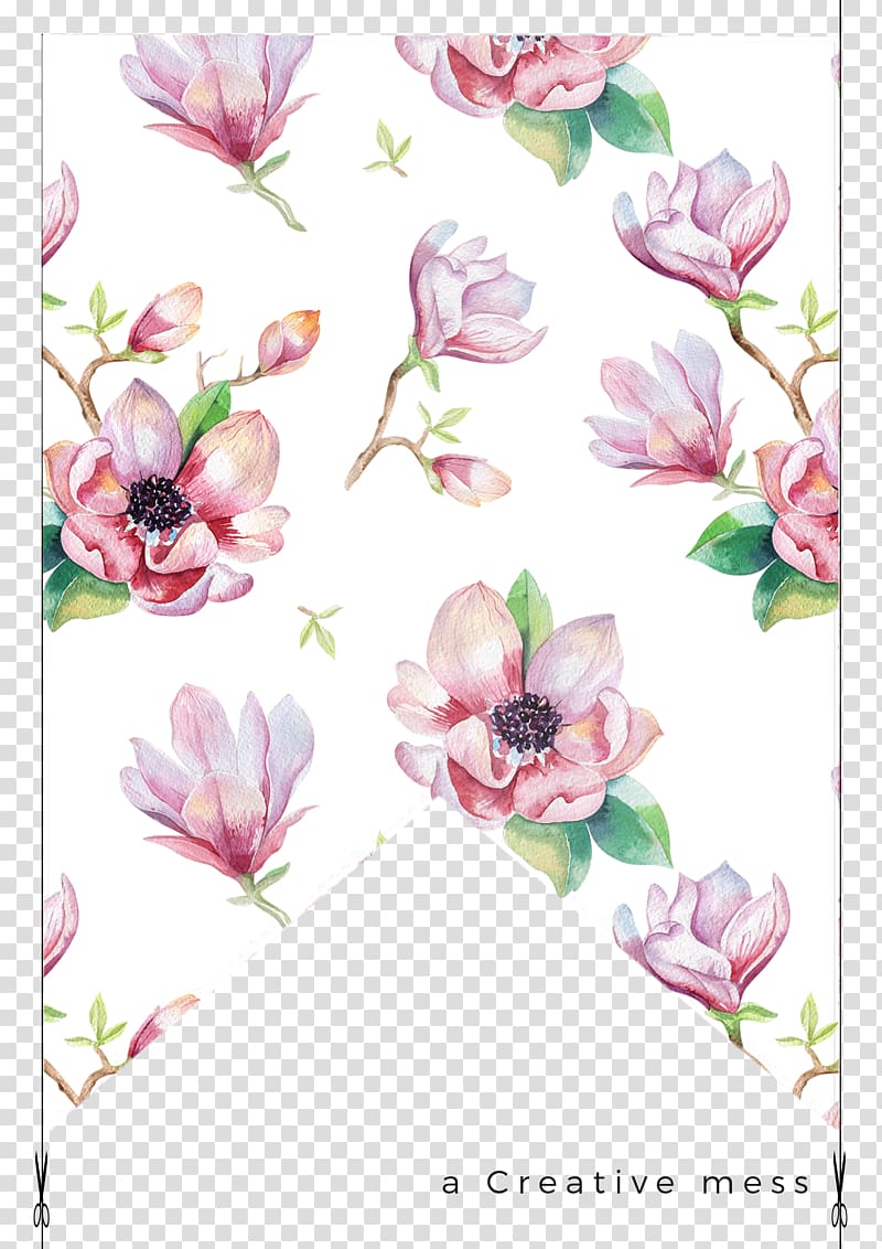 Watercolour Flowers Watercolor Painting Magnolia , - HD Wallpaper 