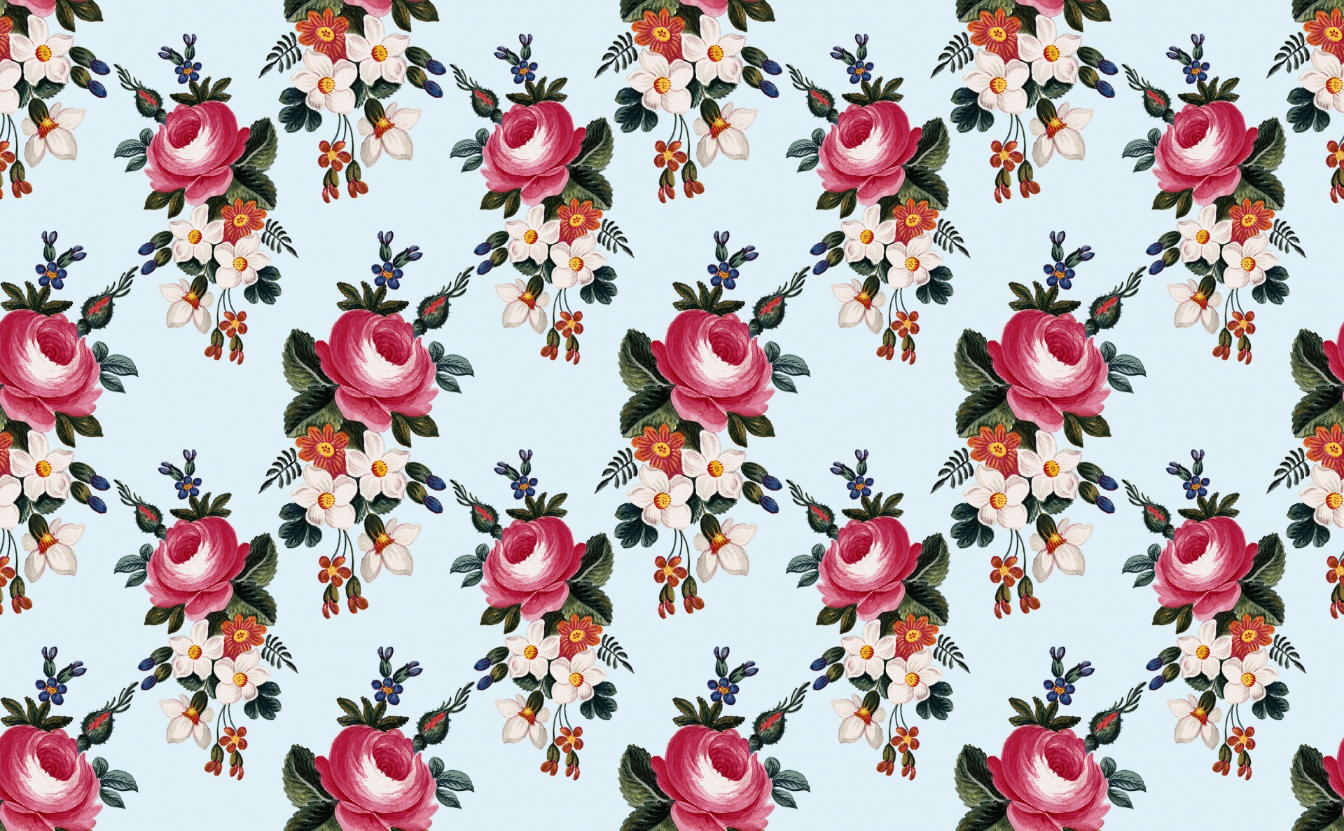 Flowers Floral Vintage Free Photo - HD Wallpaper 
