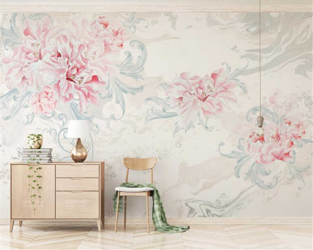 Beibehang Papel De Parede Wallpaper Fresh Hand Painted - Duvar Kagidi Agac - HD Wallpaper 