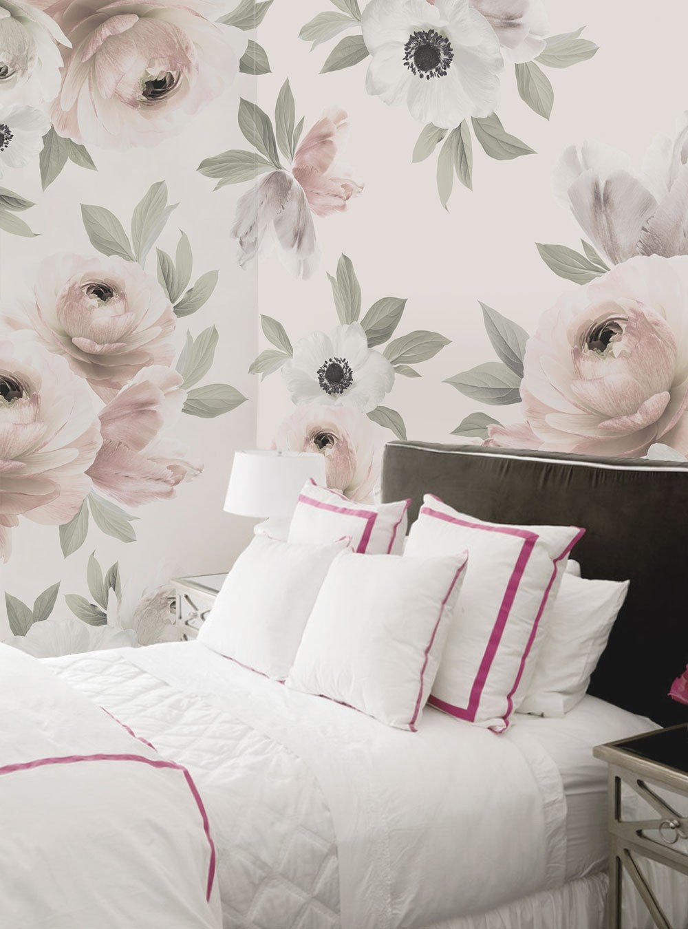 Floral Wallpaper Mural - HD Wallpaper 