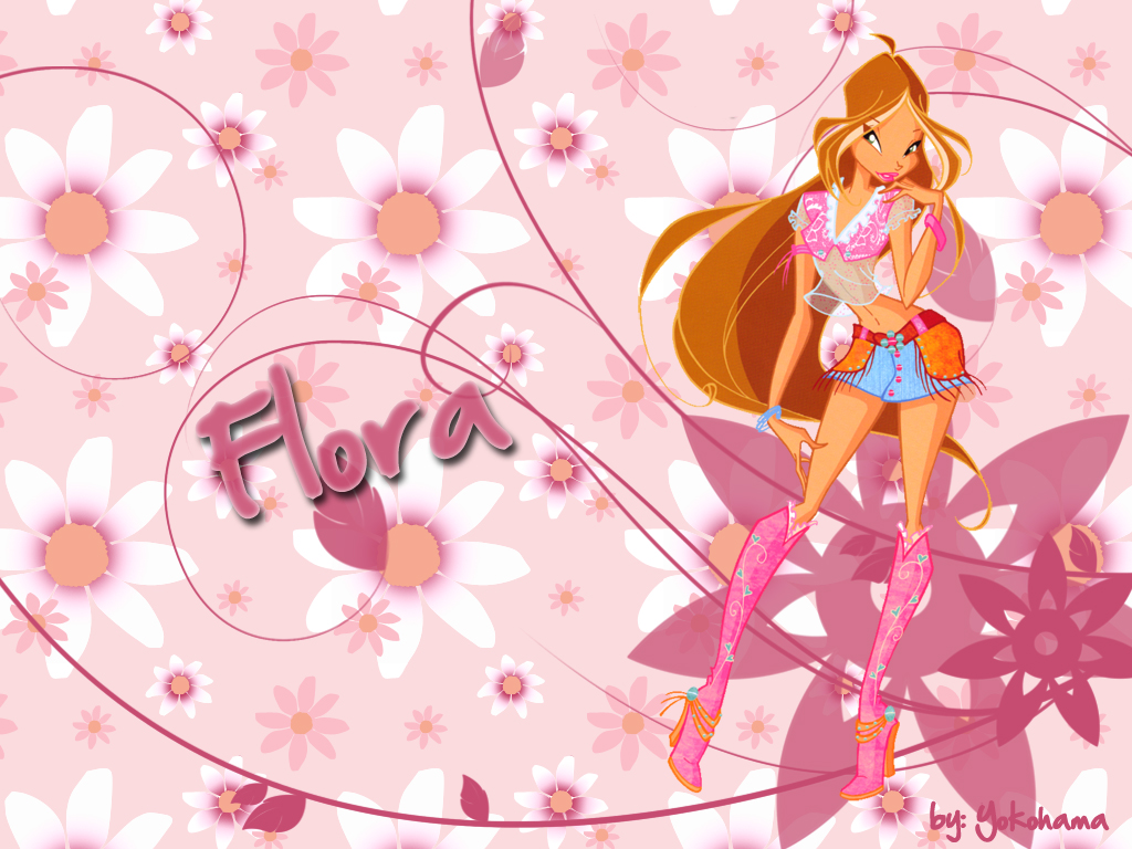 Winx Club Flora - HD Wallpaper 