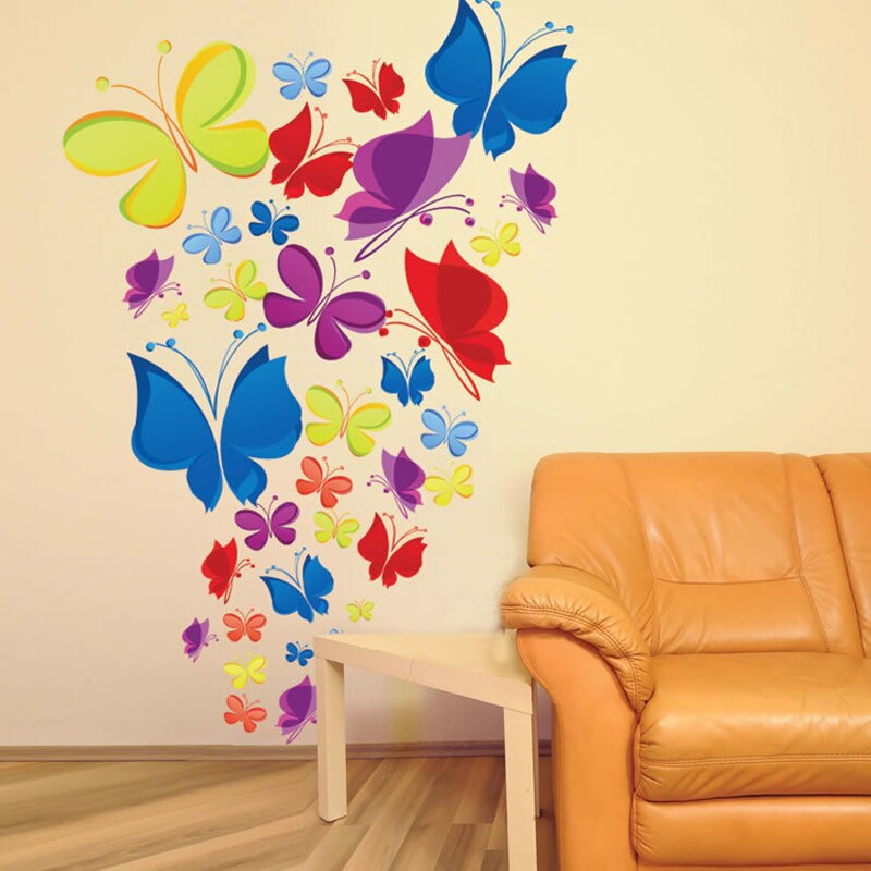 Mariposas Para Pintar En Pared - HD Wallpaper 