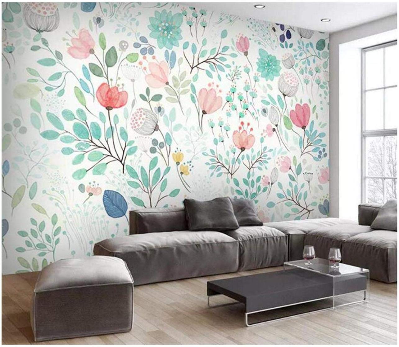 Fresh Small Flowers Wall Mural - HD Wallpaper 
