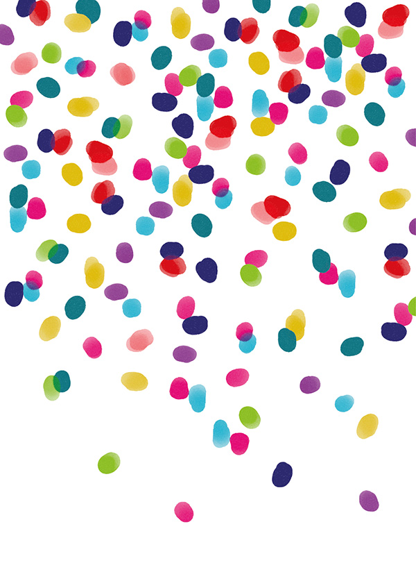 Printable Confetti Wall Art - Printable Nursery Wall Art Free - HD Wallpaper 