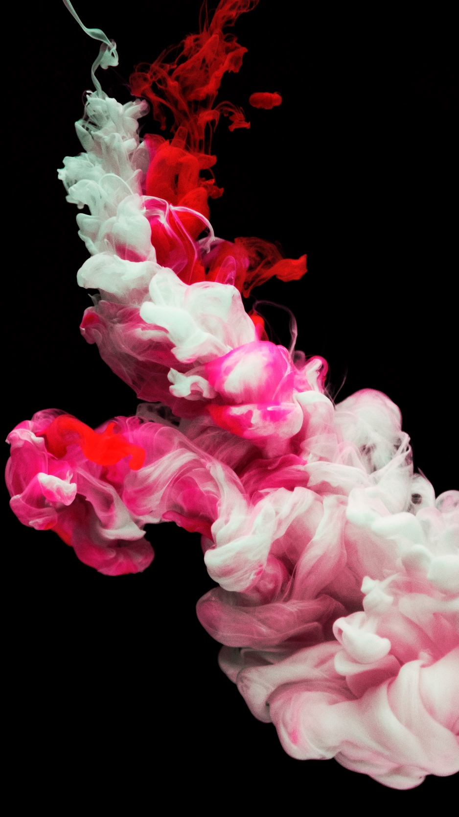 Wallpaper Watercolor, Liquid, Clots, Red - Краски В Воде Обои - HD Wallpaper 