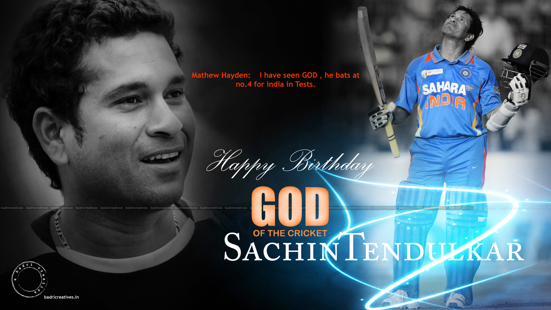 Hd Wallpaper Sachin Tendulkar - HD Wallpaper 