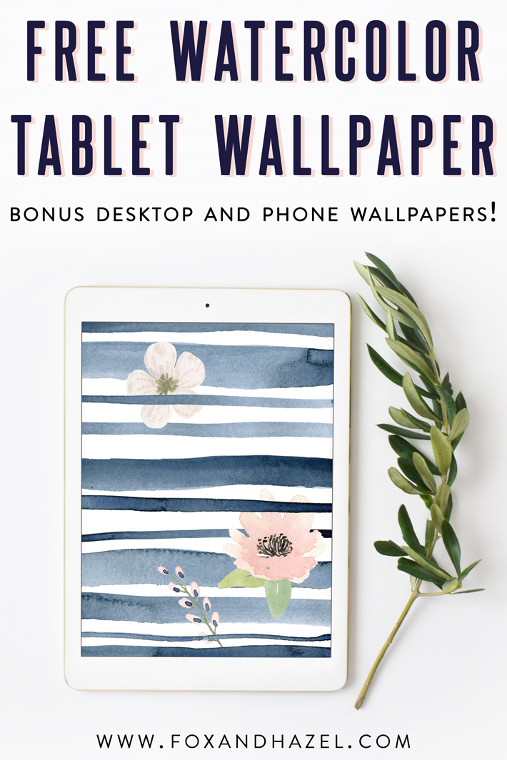 Watercolor Wallpaper On Ipad Screen - Paper - HD Wallpaper 