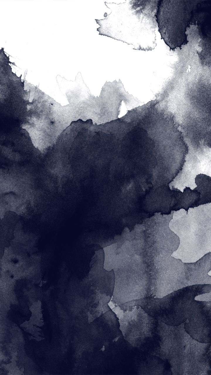 Iphone Black Watercolor Background - HD Wallpaper 
