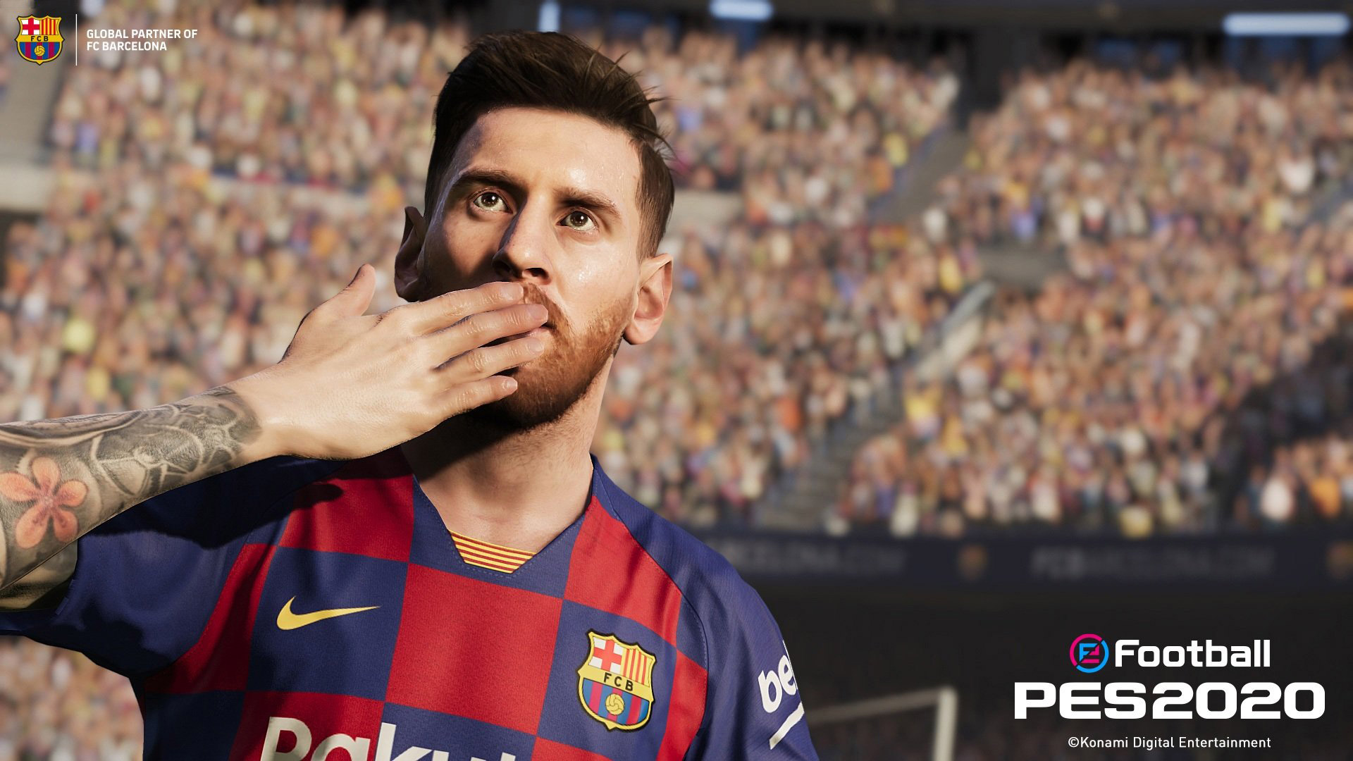 Free Efootball Pes 2020 Wallpaper In - Messi In Pes 2020 - HD Wallpaper 