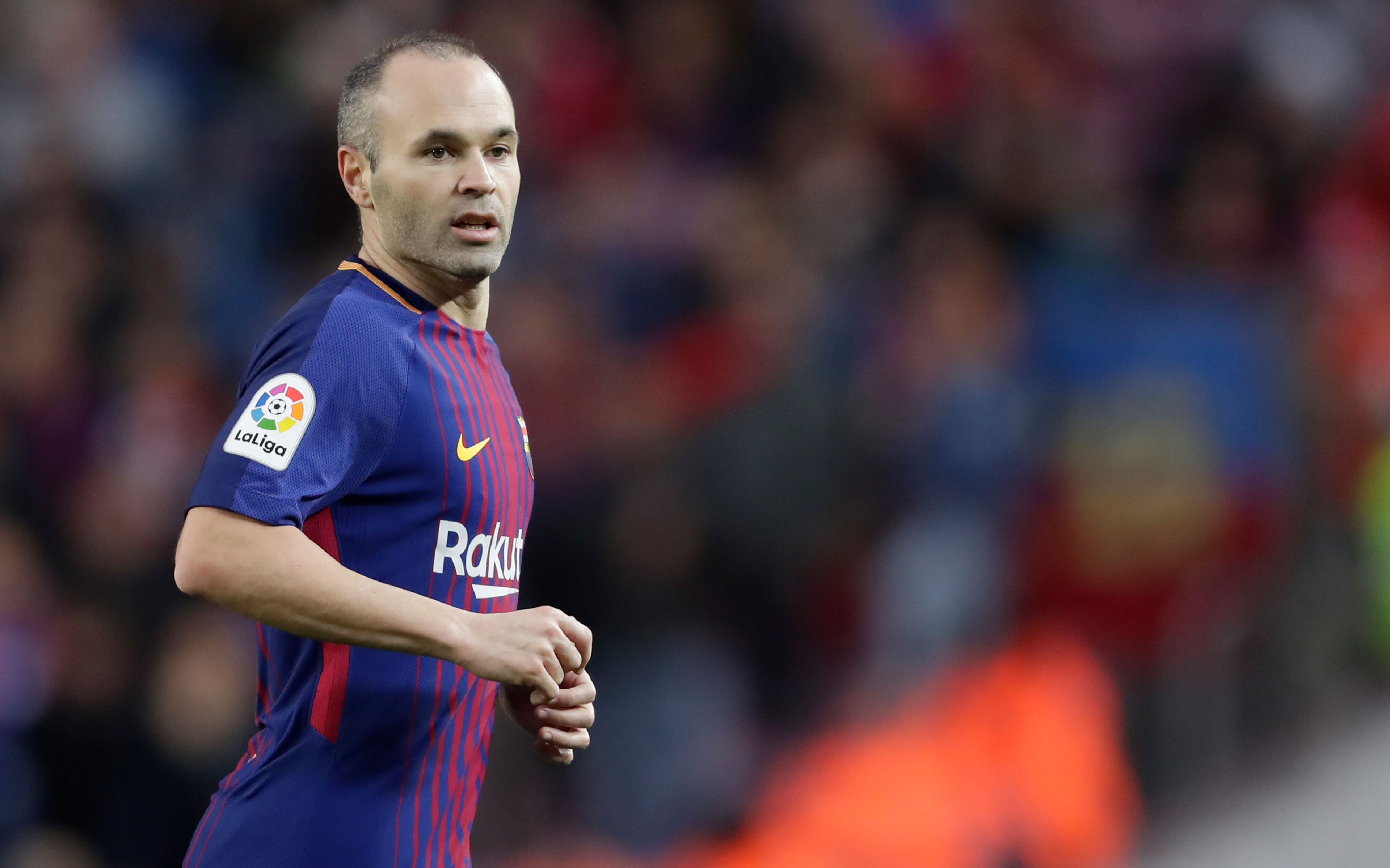 Andres Iniesta, 4k, Barca, Fc Barcelona, Footballers, - Valverde Celta Second Leg - HD Wallpaper 