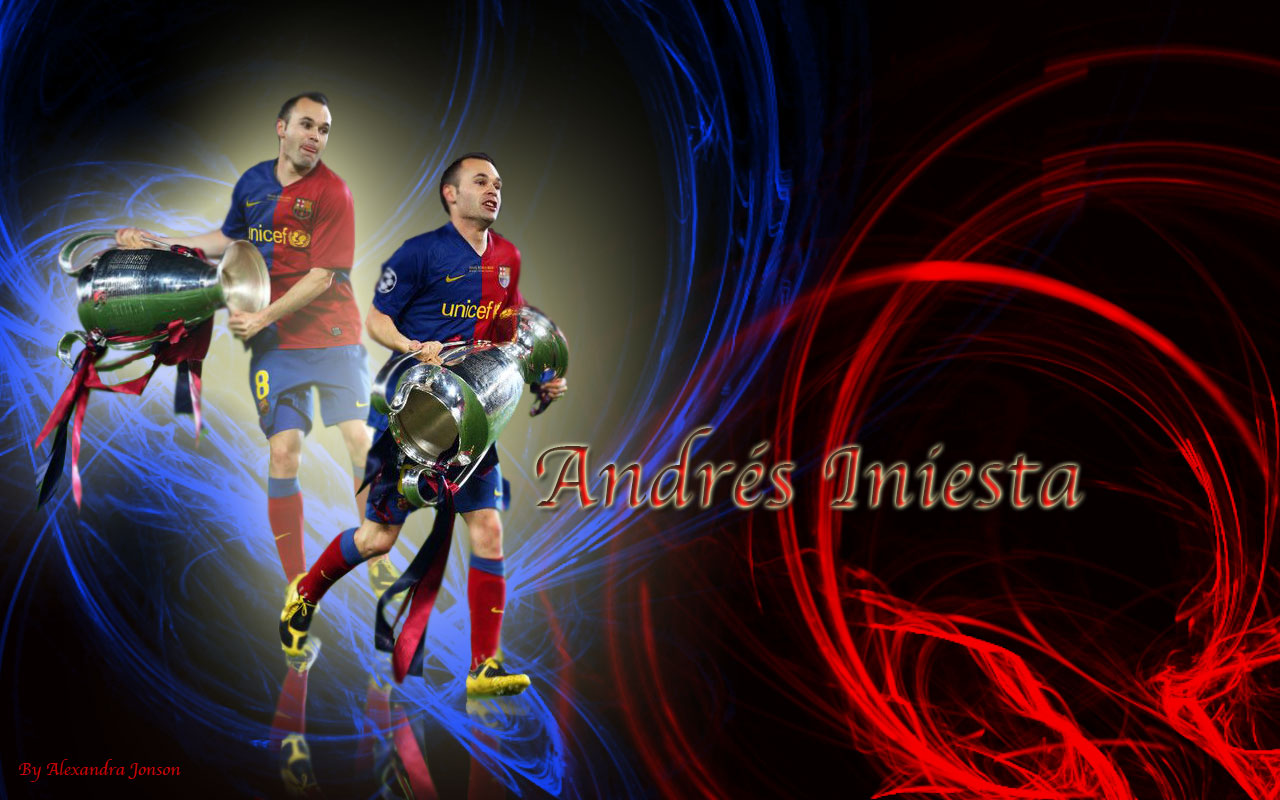 Andres Iniesta Wallpaper - Andres Iniesta - HD Wallpaper 