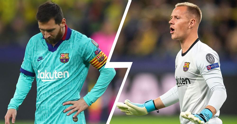 Barcelona Vs Dortmund Ter Stegen - HD Wallpaper 