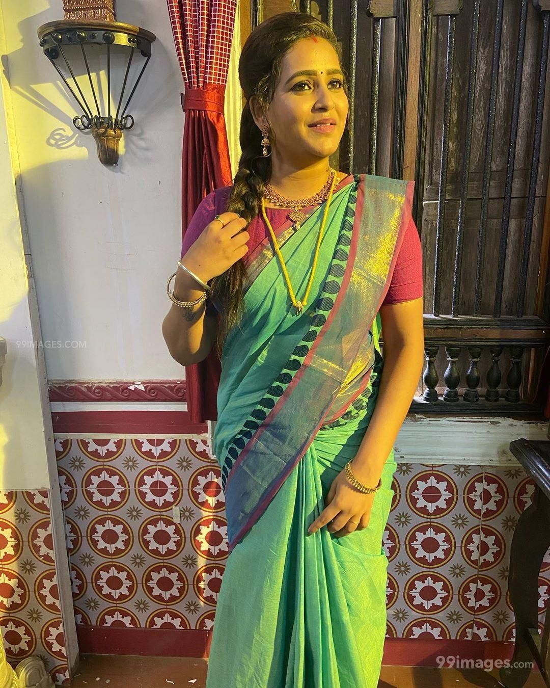 Vj Jacqueline Hd Photos & Wallpapers 
 Title Vj Jacqueline - Sari - HD Wallpaper 