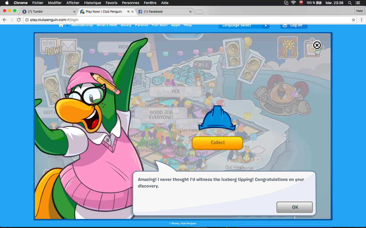 Tipped Over Iceberg Club Penguin - 1280x800 Wallpaper - teahub.io