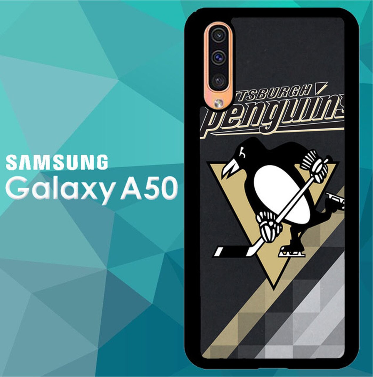 Pittsburgh Penguins Samsung Galaxy A70 Phone Case - HD Wallpaper 