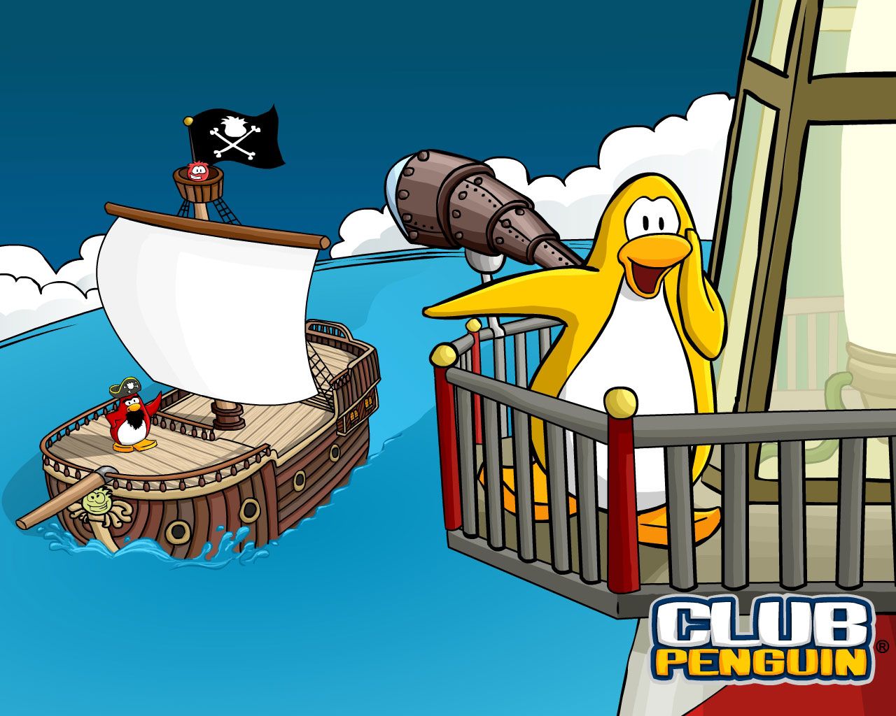 Club Penguin Desktop Backgrounds - HD Wallpaper 