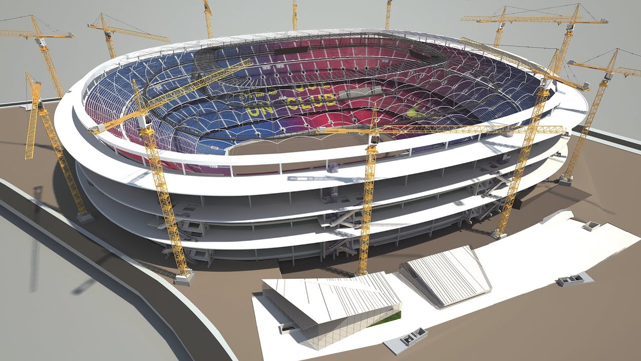 New Camp Nou - HD Wallpaper 