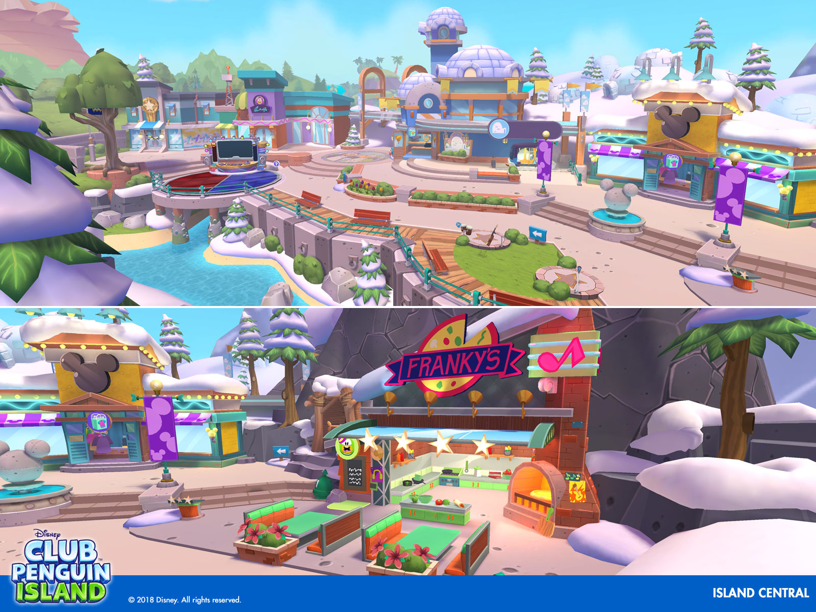 Island Central Club Penguin Island - HD Wallpaper 