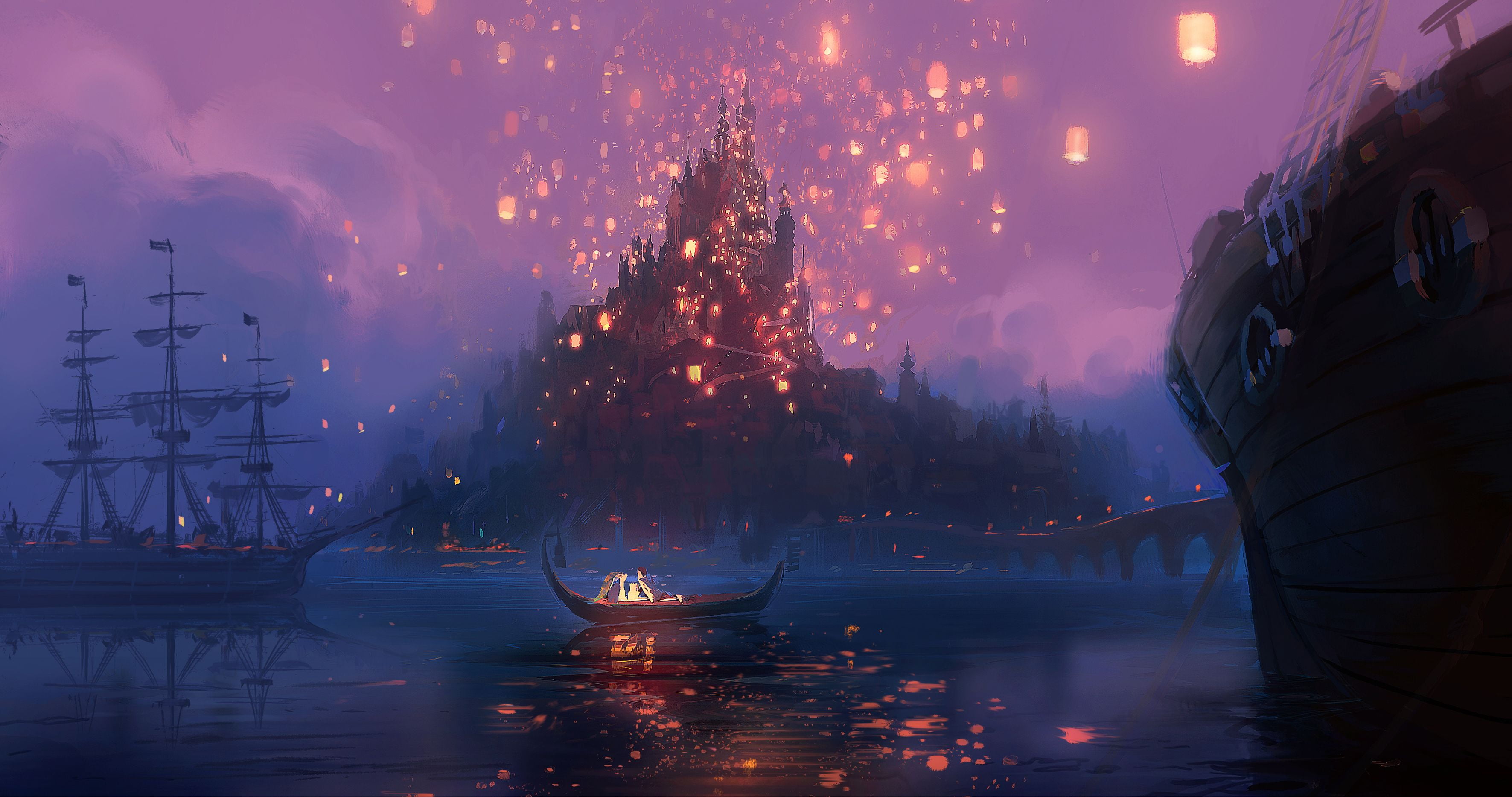 Tangled Desktop Background - HD Wallpaper 