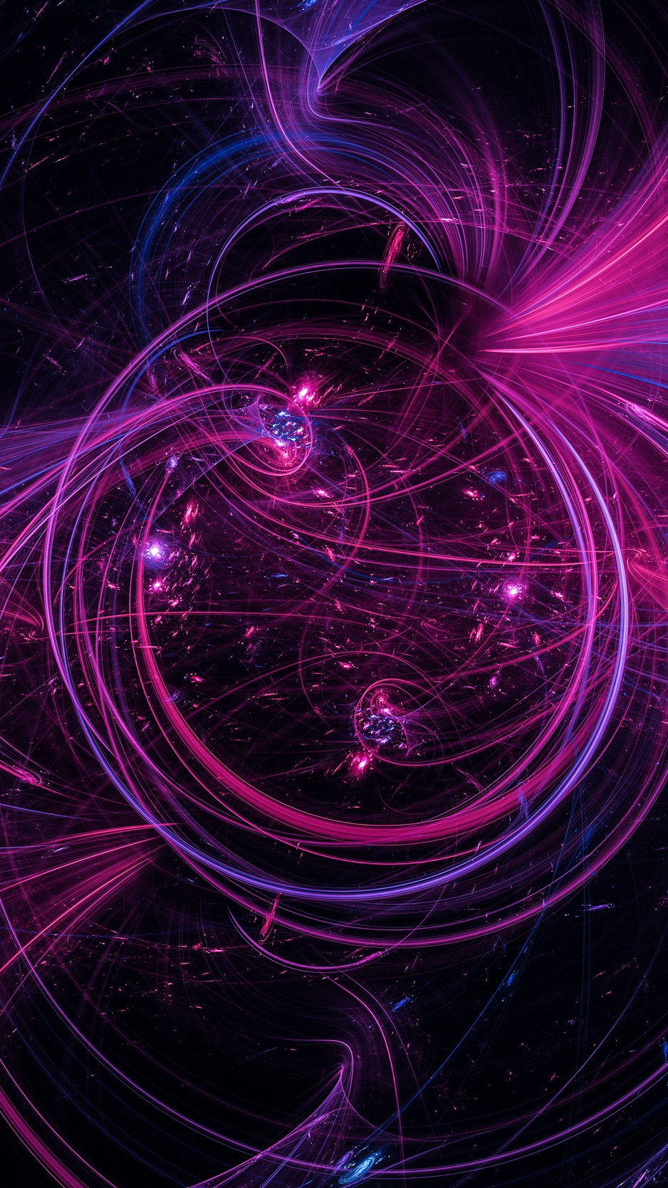 Wallpaper Lines, Tangled, Glow, Fractal, Abstraction - خلفيات عالية الدقة Hd - HD Wallpaper 