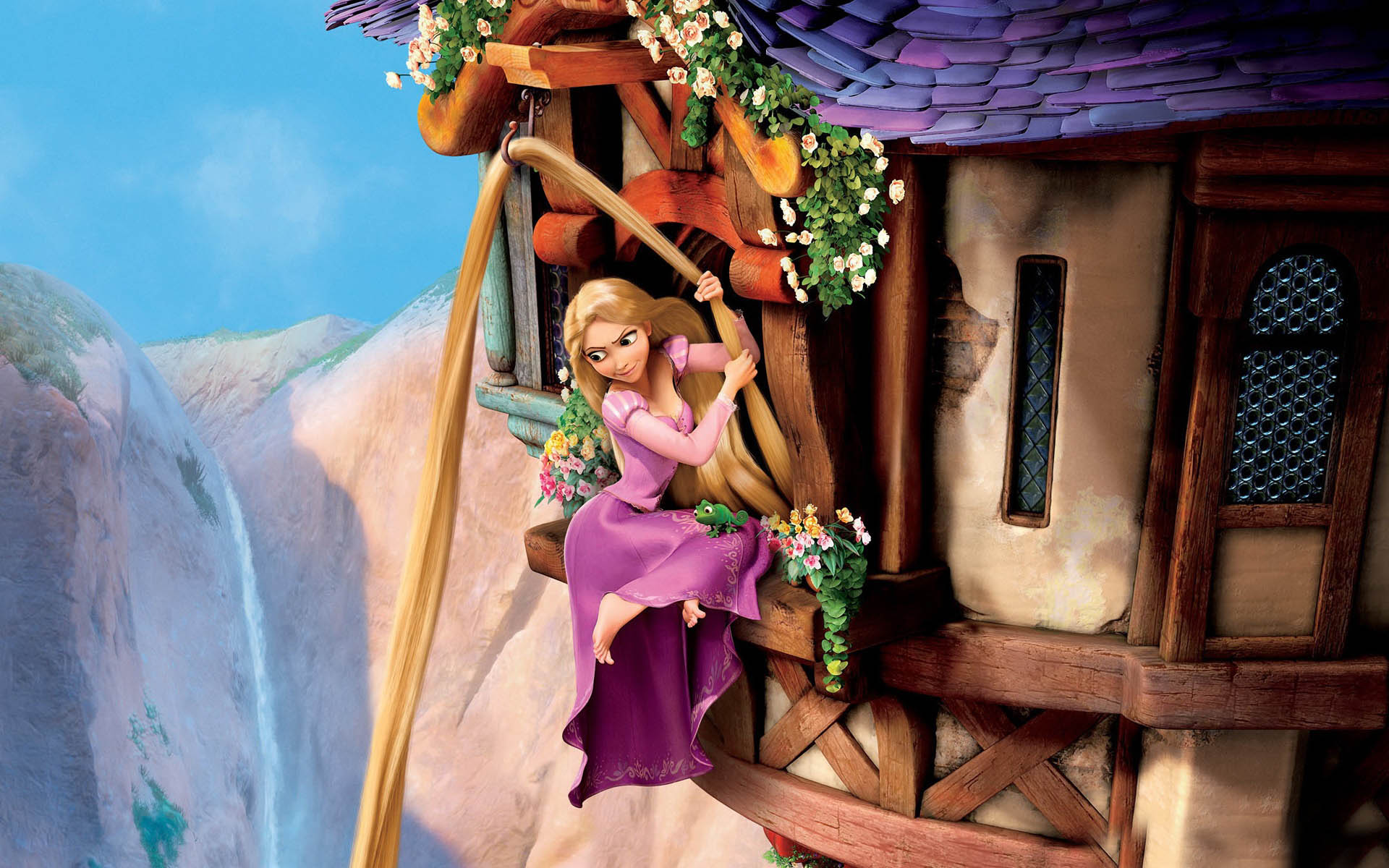 Rapunzel Images Free Download By Karsten Lattimore - Tangled Movie -  1920x1200 Wallpaper 
