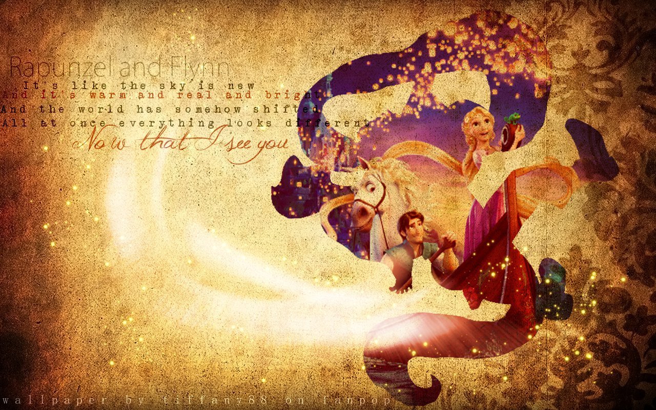 Disney Tangled - Rapunzel Background For Computer - HD Wallpaper 