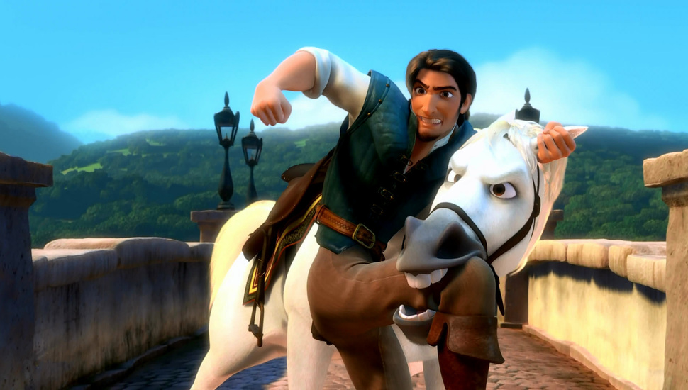 Maximus, Horse, Rapunzel Tangled Desktop Background - Tangled Flynn Rider And Maximus - HD Wallpaper 
