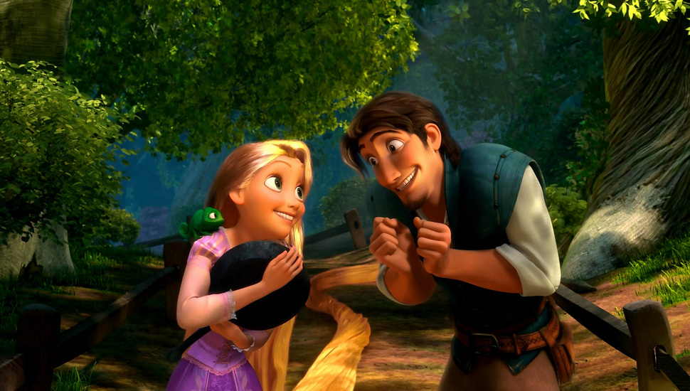 Rapunzel Tangled, Hair, Rapunzel Desktop Background - Rapunzel And Flynn Rider - HD Wallpaper 