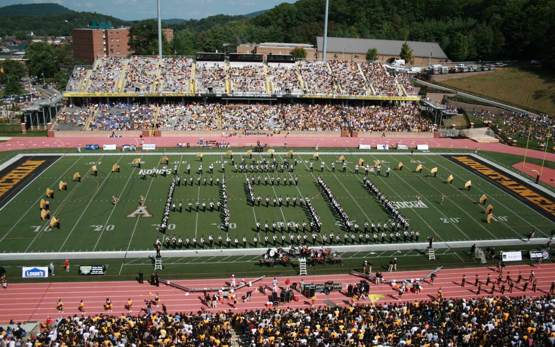 App State Football Field - HD Wallpaper 