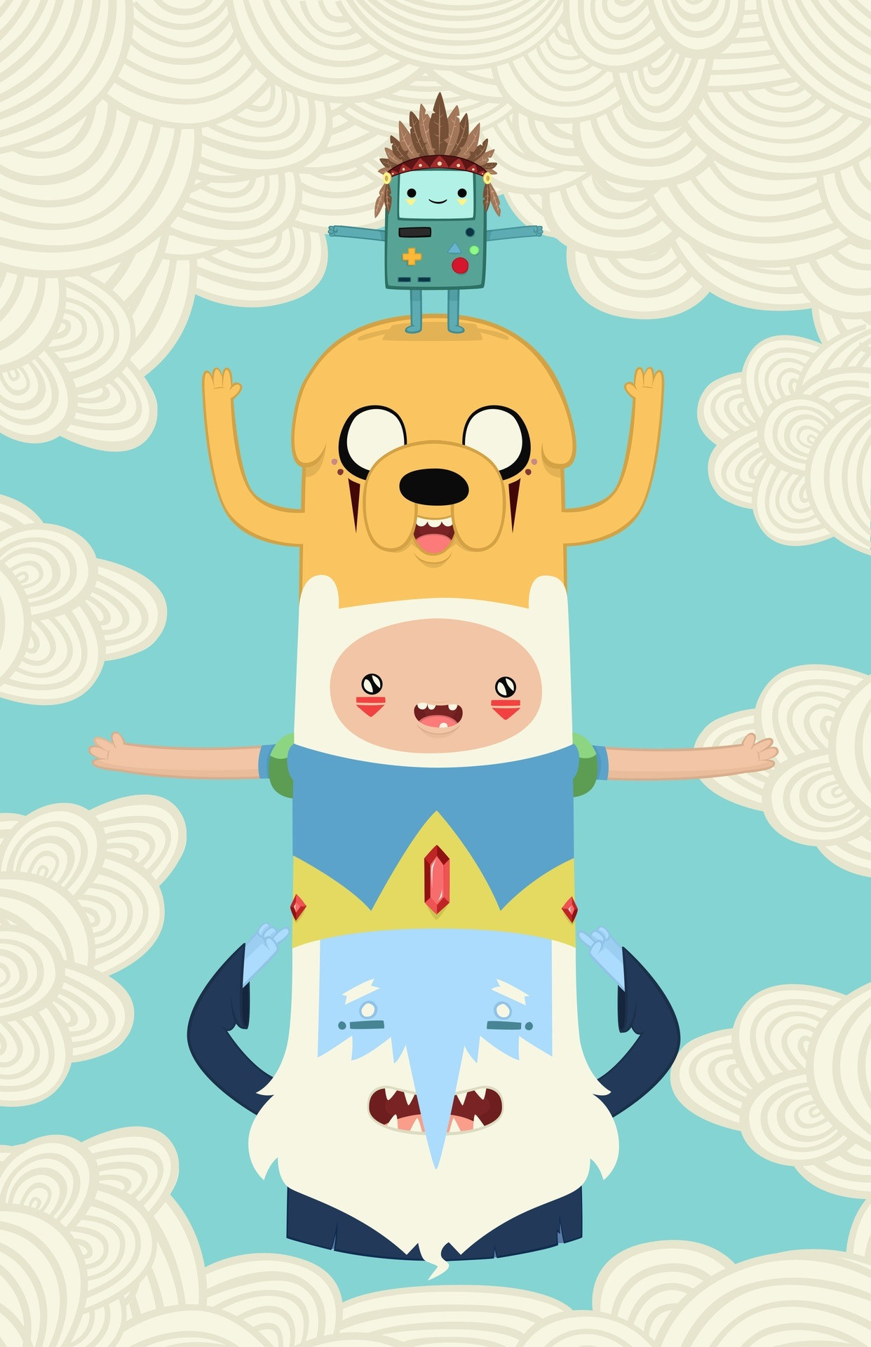 Adventure Time - Adventure Time Wallpaper Hd Portrait - HD Wallpaper 