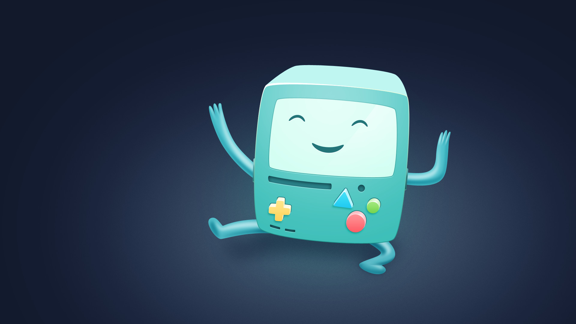 Bmo Wallpaper From Adventure Time By Tinylab - Cute Gaming Backgrounds - HD Wallpaper 