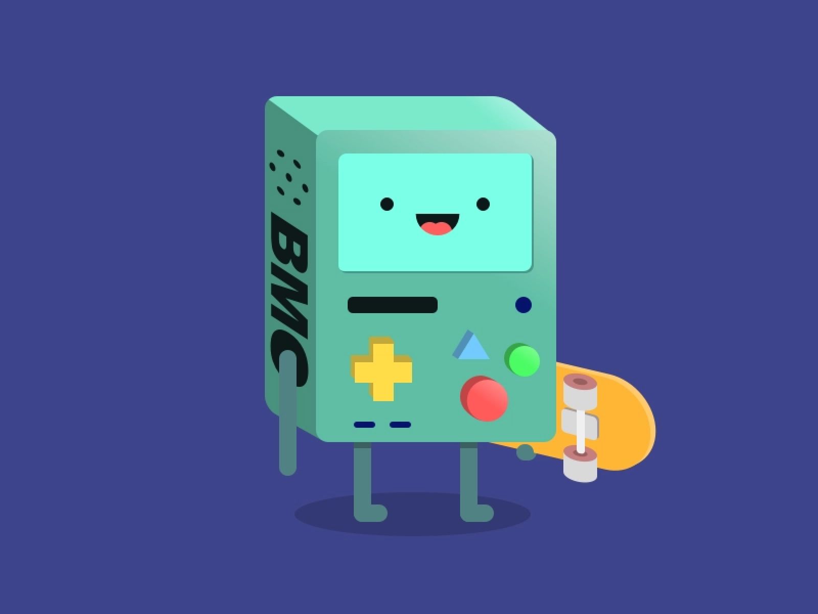 Making Bmo On Sketch Compressor - Illustration - HD Wallpaper 