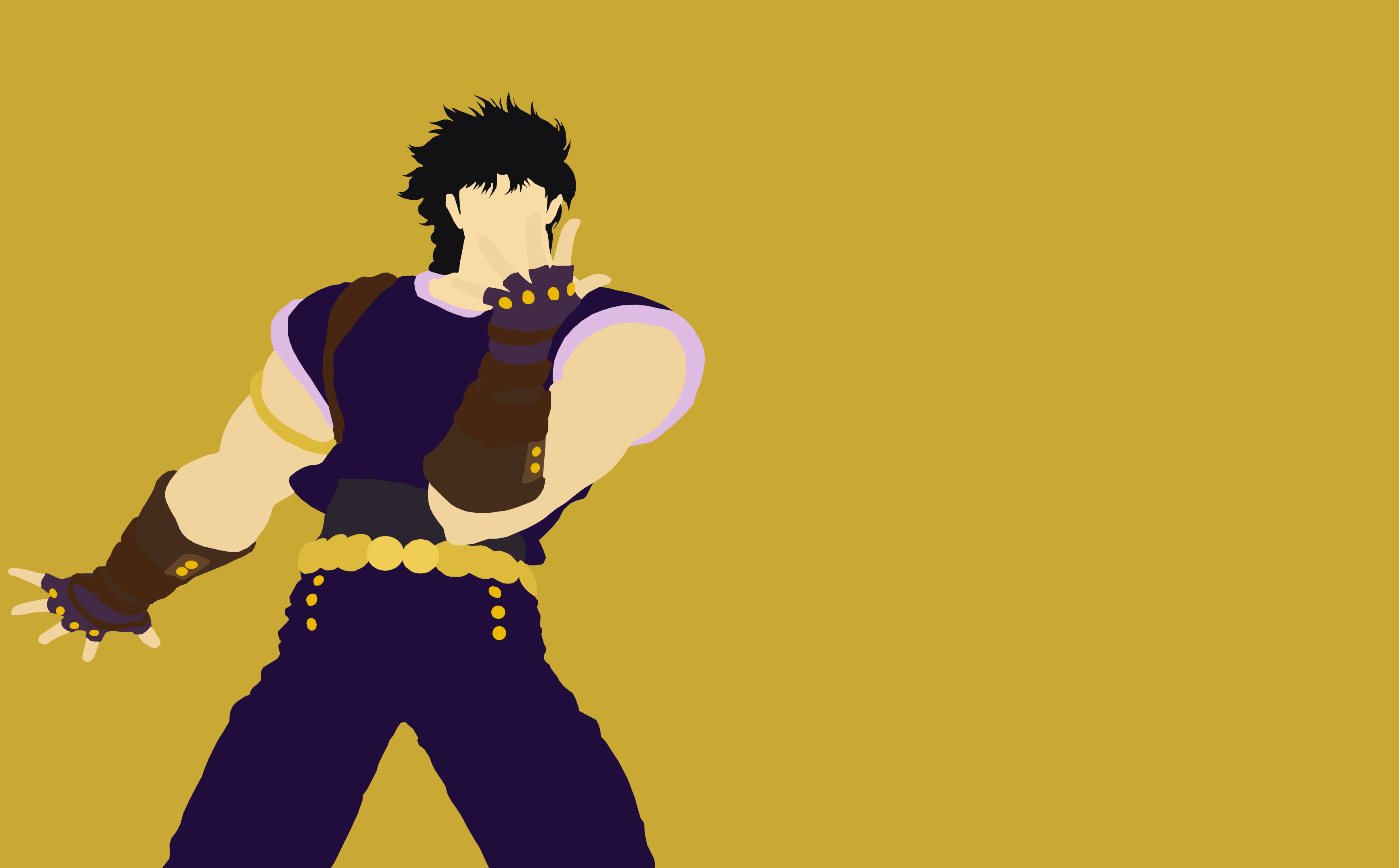 Jonathan Joestar Minimalist - 3480x2160 Wallpaper - teahub.io