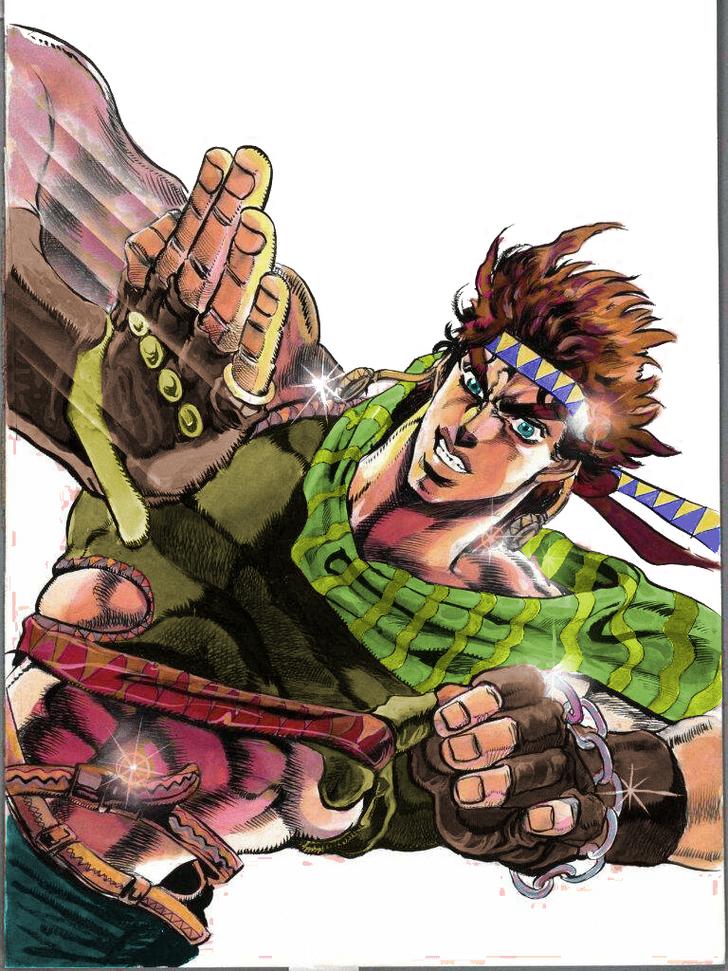 Joseph Joestar Manga Pose - HD Wallpaper 