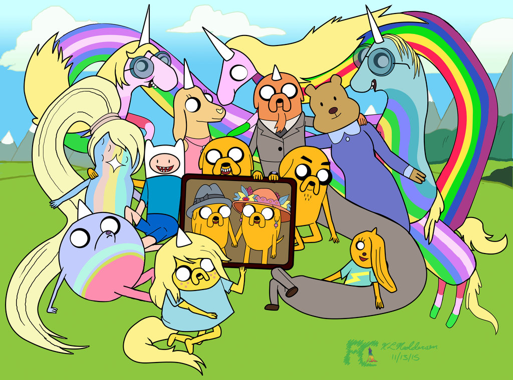 At The Dog Family - Jake The Dog And His Family - HD Wallpaper 