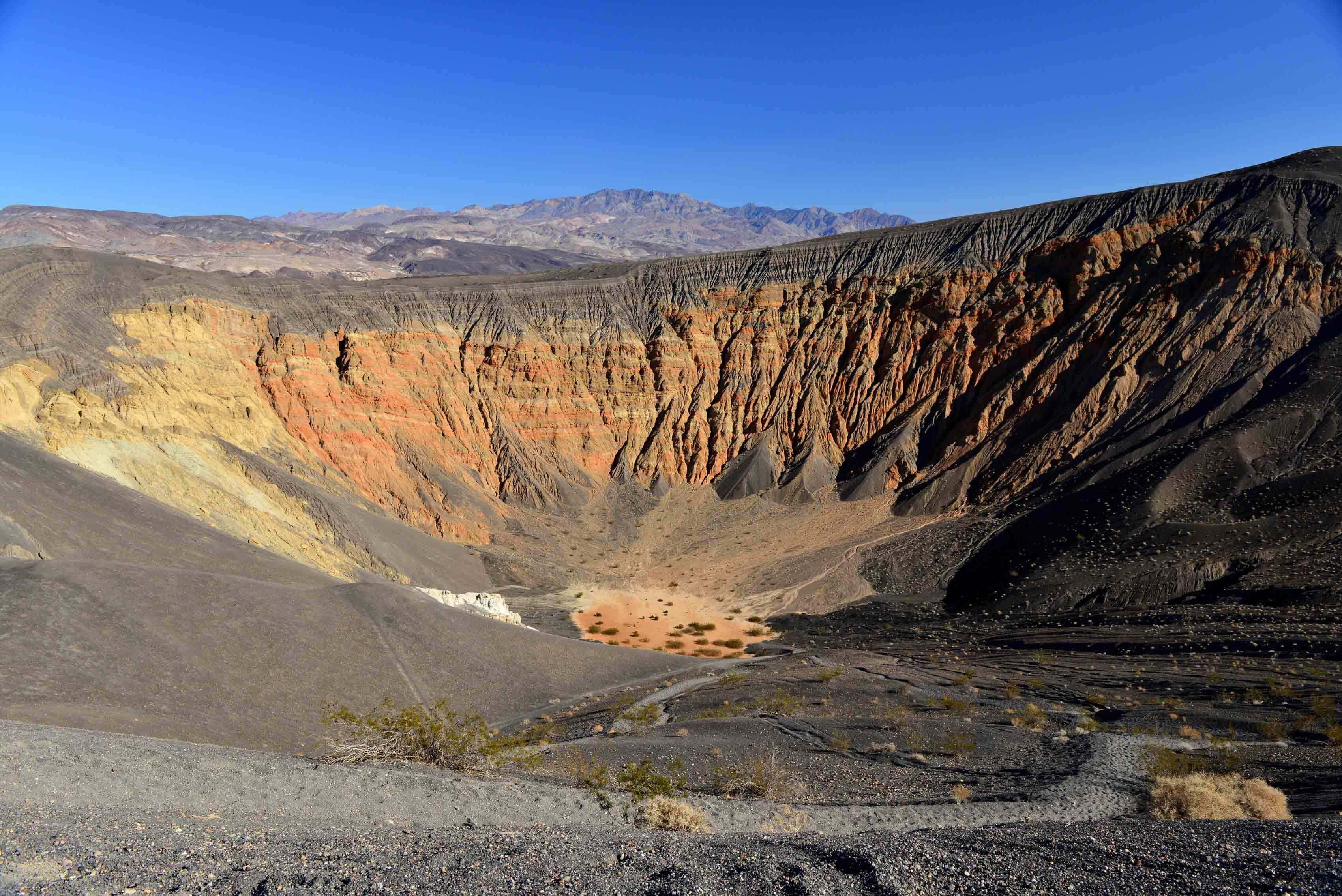 Death Valley National Park, Ubehebe Crater - HD Wallpaper 
