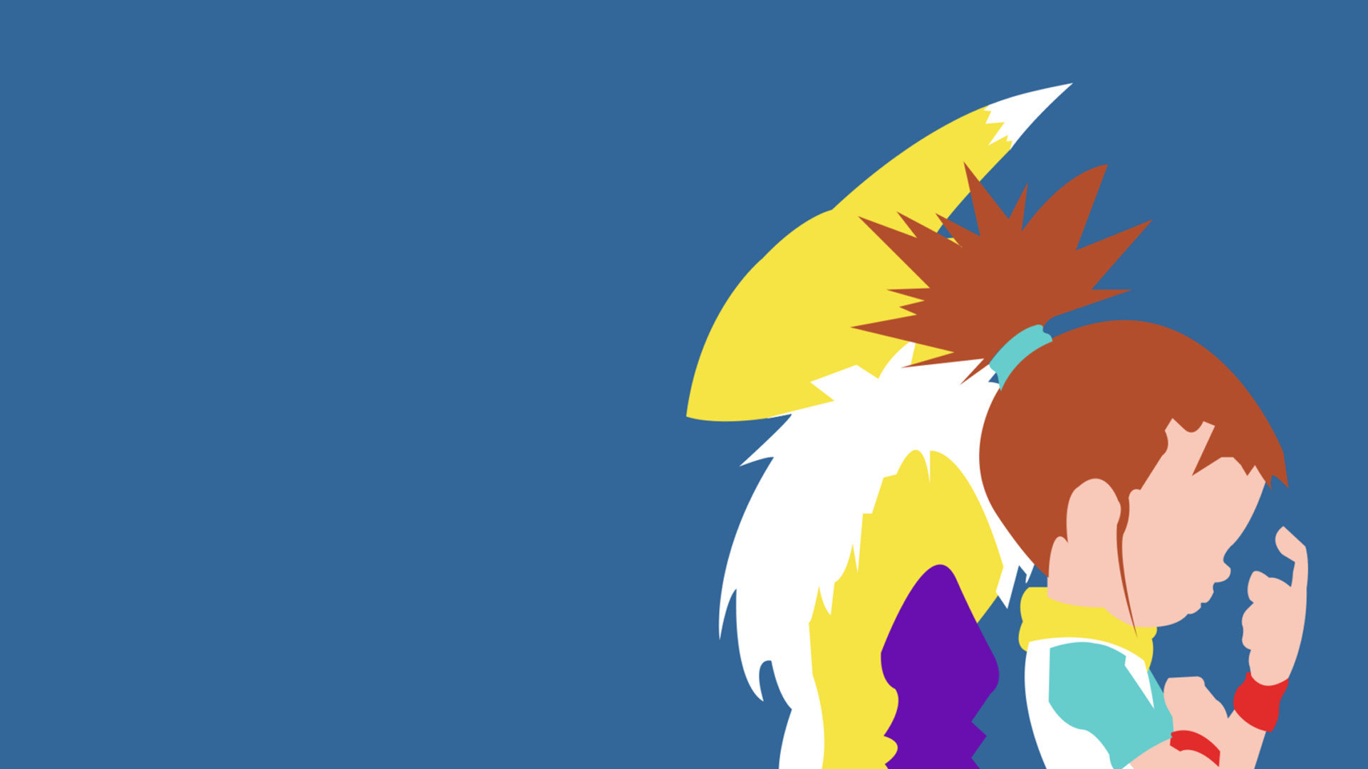 Best Digimon Adventure Wallpaper Id - Renamon Minimalist - 1920x1080