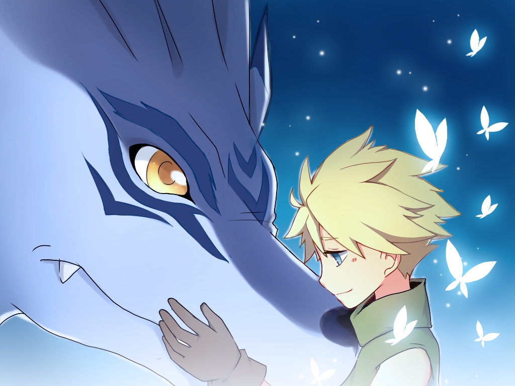 Yamato Ishida And Gabumon - HD Wallpaper 