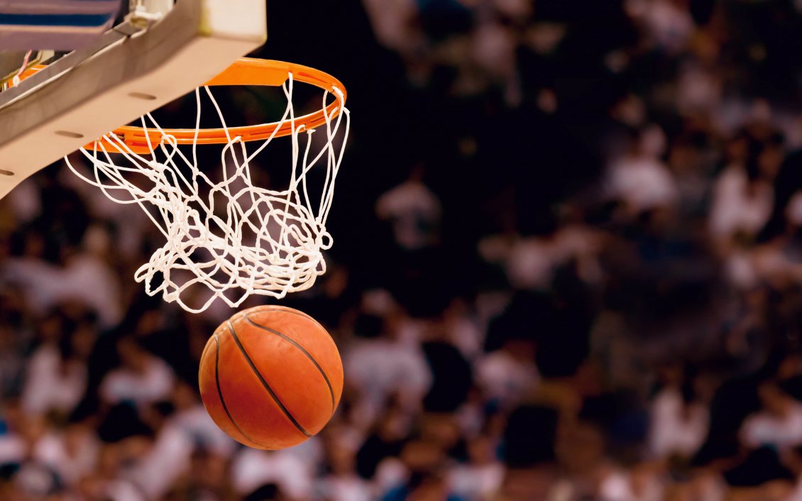 Download Wallpaper Basketball Hoop And A Ball - Basketball Hd - HD Wallpaper 