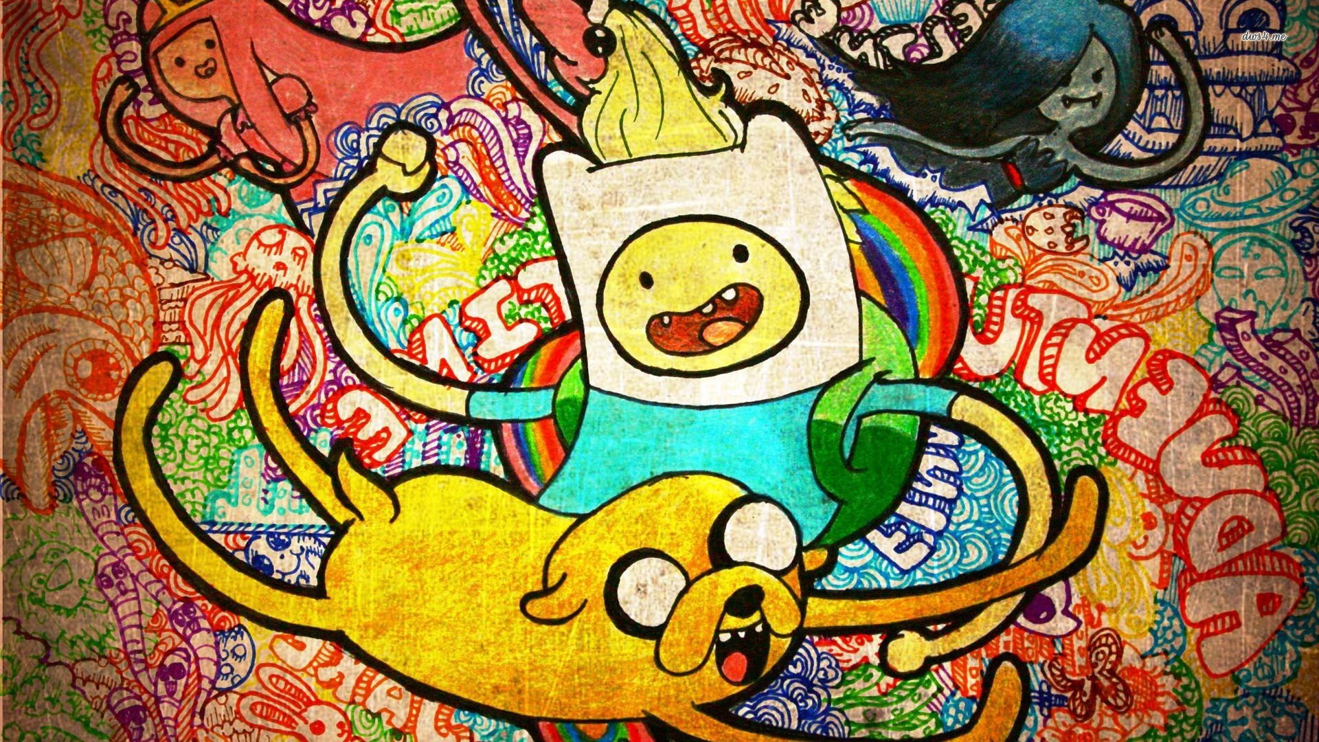 Adventure Time Hd Wallpaper 1080p 1920x1080 Wallpaper Teahub Io